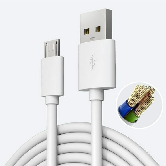Visland 3A Micro USB Data Cable USB Cable Charger Cord Long Sync and Fast Charging Cables Compatible for Samsung Smart Phone