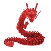 Visland 3D Printed Articulated Dragon, Anti-Anxiety Dragon Toys, Rotatable & Posable Joints, Dragon Model Figures