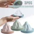 thumbnail image 1 of Visland 3PCS Ice Cube Trays with Lid Silicone Ice Cube Molds Novelty DIY Snow Mountain Ice Cube Maker for Fruits Milk Tea Whiskey Cocktails, 1 of 8