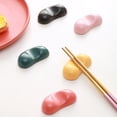 thumbnail image 1 of Visland 4PCS Ceramics Chopsticks Rests Chopsticks Holder Spoon Forks Chopsticks Rests Rack, 1 of 8