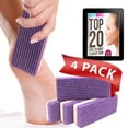 thumbnail image 1 of Visland 4PCS Foot Pumice Stone for Feet Hard Skin Callus Remover and Scrubber, 1 of 6