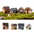 thumbnail image 1 of Visland 4PCS Miniature Fairy Garden Stone House - Mini Fairy Cottage House for Garden & Patio Decoration - Accessories for Home Decoration Outdoor Dcor, 1 of 8