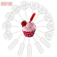 thumbnail image 1 of Visland 50PCS 4ml Disposable Plastic Squeeze Transfer Pipettes Dropper,Heart,Round, Rectangular for Jam,Strawberries,Cupcakes,Chocolate,Party, 1 of 7