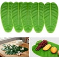thumbnail image 1 of Visland 5PCS Artificial Banana Leaves, Faux Tropical Leaves for Hawaiian Luau Party Jungle Beach Island Adventure Theme Party Wedding Home Kitchen Decor Table Runner Centerpiece Place Mat, 1 of 6