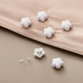 thumbnail image 1 of Visland 8PCS Duvet Clips Duvet Cover Pins,Duvet Pin Comforter Clip, Soft Fabric Material Pin Fasteners for Quilt, Cushions, Curtains, 1 of 7