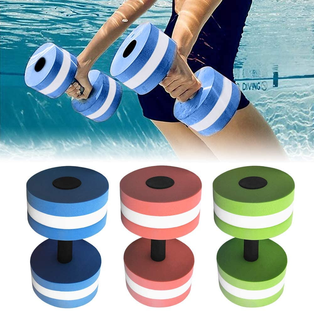 Visland Aquatic Dumbells, Water Aerobic Exercise Foam Dumbbell Pool Resistance,Water Aqua