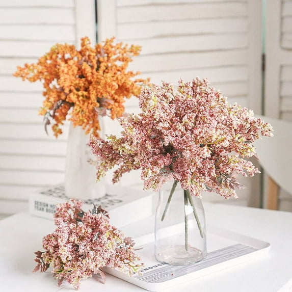 Visland Artificial Flower Beautiful Long Lasting Widely Applied DIY Artificial Foam Flowers Home Decoration