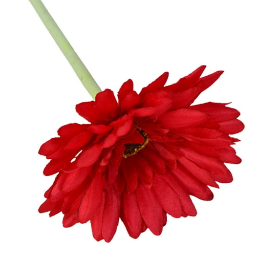 Visland Artificial Flowers Fake Gerbera Daisies Silk Flowers Bouquet 19 7 Inch for Wedding Bridal Bouquet Party Home Kitchen 1PC