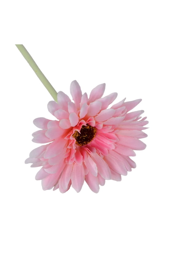 Artificial Flowers Fake Gerbera Daisies Silk Flowers Bouquet 19 7 Inch for Wedding Bridal Bouquet Party Home Kitchen 1PC