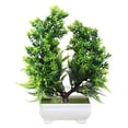 thumbnail image 1 of Visland Artificial Plants Fake Mini Potted Plant Small Greenery Decor for Indoor Home Farmhouse Aesthetic Bedroom Shelf Office Desk Bathroom Decoration, 1 of 7