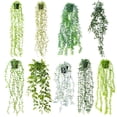 thumbnail image 1 of Visland Artificial Plants Vines Fake Hanging Ivy Decor Plastic Greenery for Wall Indoor Outdoor Hanging Baskets Wedding Garland Decor, 1 of 7