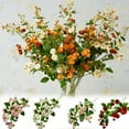 thumbnail image 1 of Visland Artificial Rose Long Stem Artificial Flowers Rustic Fall Decor Silk Flowre for Tall Vase Fake Silk Flowers Arrangement Flower Fake Long Flowers - 1PC, 1 of 2