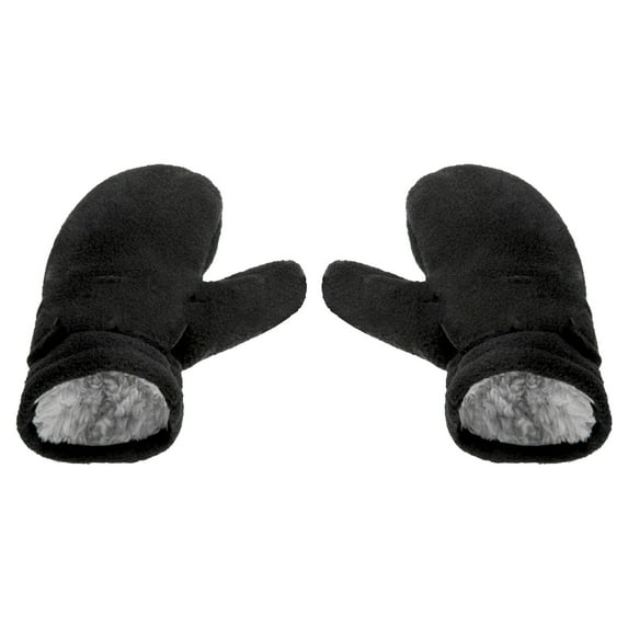 Visland Autumn Winter Toddler Magic Tape Warm Mitten Baby Boys Girls Faux Fleece Gloves