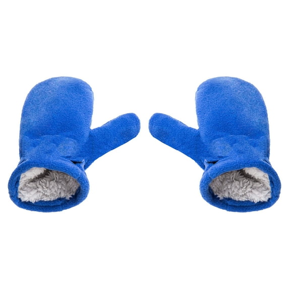 Visland Autumn Winter Toddler Magic Tape Warm Mitten Baby Boys Girls Faux Fleece Gloves