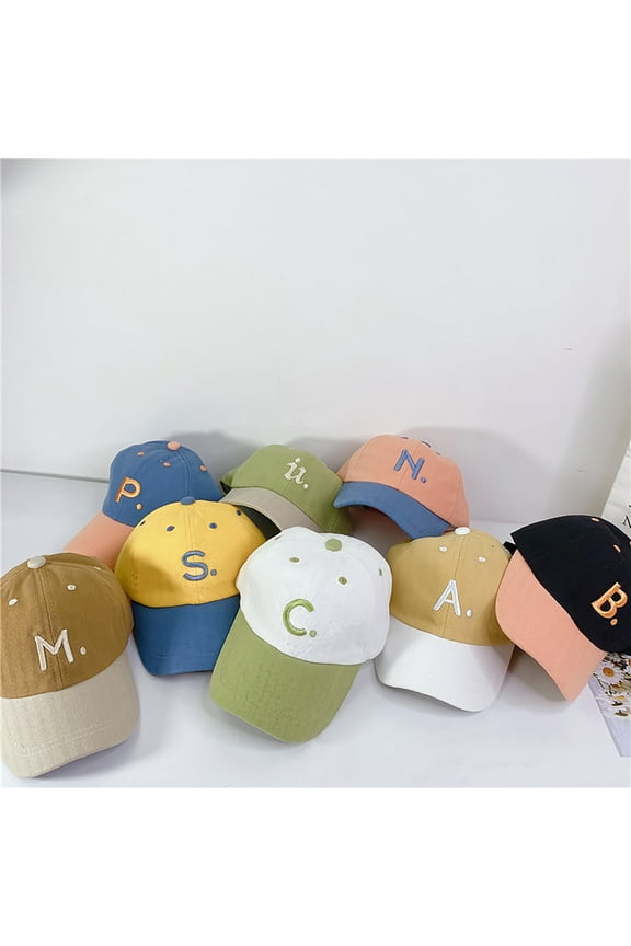 Baby Baseball Cap Sun hat Letter Sun Hat Infant Toddler Baby Boy Cotton Blend Kids Children Hats