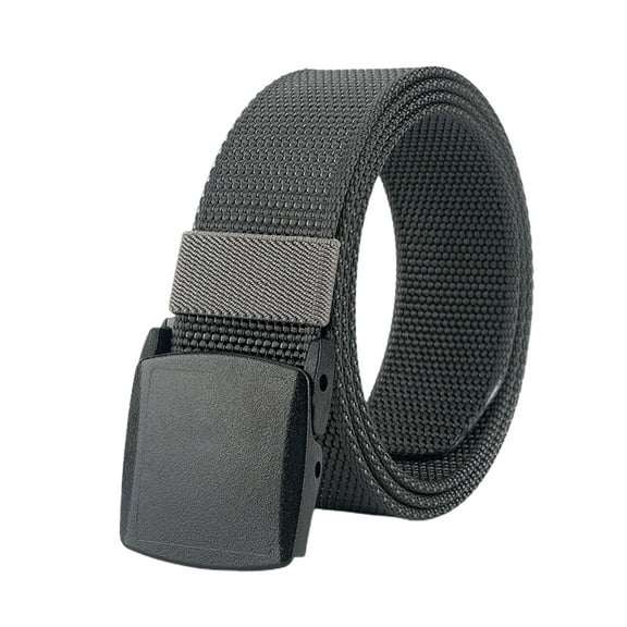 Visland Belt Adjustable Exquisite Buckle Men Lightweight All Match Waist Belt for Daily Wear