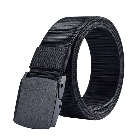 Visland Belt Adjustable Exquisite Buckle Men Lightweight All Match Waist Belt for Daily Wear