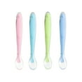 thumbnail image 1 of Visland Best First Stage Baby Infant Spoons, Soft Silicone Baby Spoons Training Spoon Gift for Infant, 1 of 8