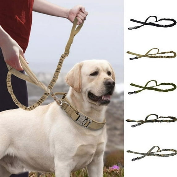 Visland Bungee Dog Wear Resistant Shock Absorption Tightly Leash Elastic Leads Rope for Medium and Small Dogs
