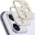 thumbnail image 1 of Visland Camera Lens Protector,Glitter Diamond Lens Protective Decoration 3D Easy to Install Rhinestone Camera Cover Sticker for iPhone 12 mini/12/12 pro/12 pro max, 1 of 8