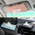 thumbnail image 1 of Visland Car Tissue Holder, Sun Visor Tissue Holder, Car Visor Napkin Holder, PU Leather Backseat Tissue Case for Car/Truck, 1 of 8