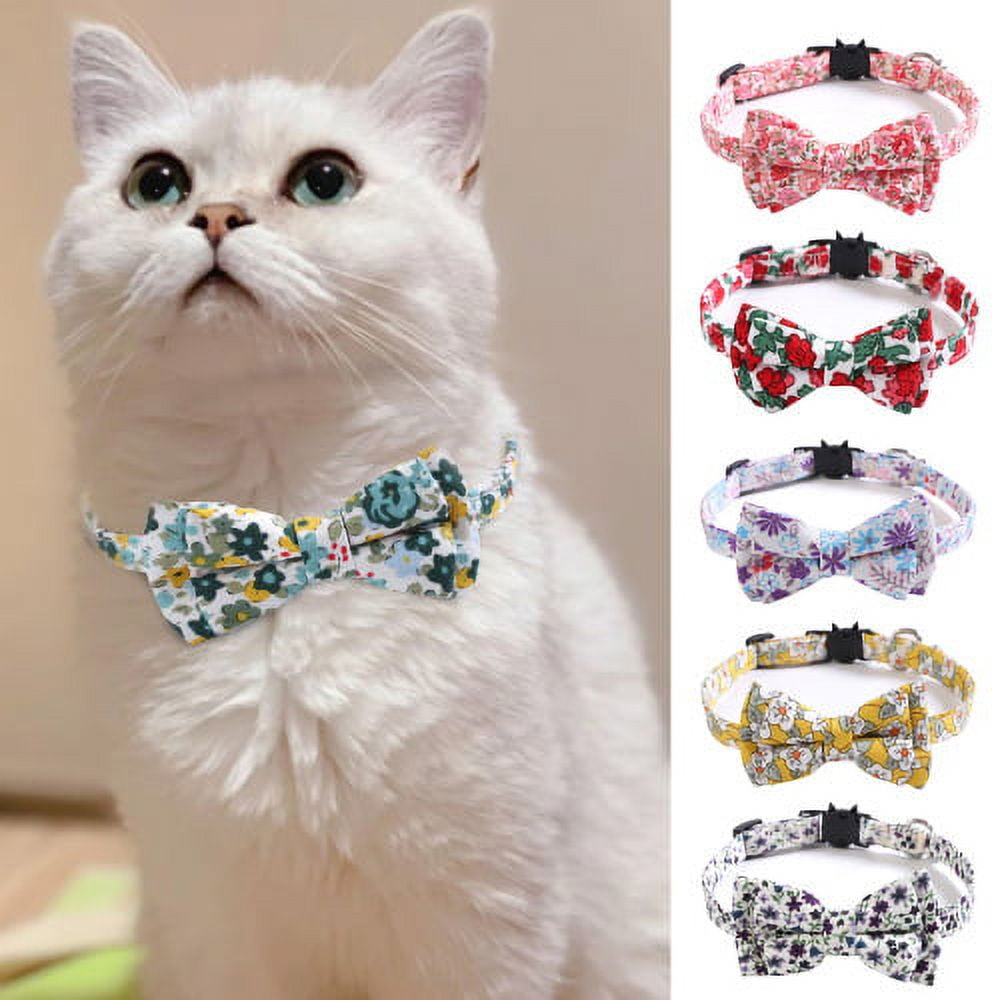 Fabric Cat Collars Visland Cat Collars Lightweight Lovely Fabric