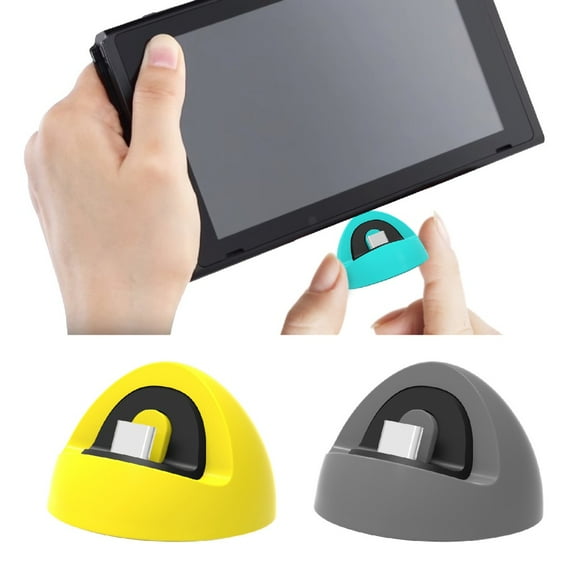 Visland Charging Dock Switch Lite and for Switch Compact Charger Stand Station with Type C Port Triangle Charger Compatible with Switch Lite(More Color can Choose)