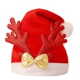 thumbnail image 1 of Visland Christmas Hat Cute Cartoon Stretchy Plush Ball Snowman ElK Santa Claus Hat Party Supplies for Adults Kids, 1 of 3