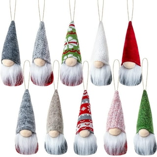 Baywell 10Pcs Christmas Candy Ornaments Candy Christmas Tree Ornaments Set  Hanging Peppermint Christmas Decorations 