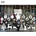 thumbnail image 1 of Visland Christmas Window Clings Snowflake Window Decals Christmas Window Stickers Decorations for Holiday Santa Claus Elf Reindeer Christmas Window Clings Xmas Party Supplies, 1Sheet, 1 of 1