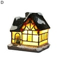 thumbnail image 1 of Visland Christmas Winter Village Houses, with LED Light Up, Mini Christmas Figurines Accessories for Villages Landscape Accessory Set, 1 of 8