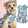 thumbnail image 1 of Visland Dog Dress Breathable Girlish Pet Supplies Ruffles Dog Ethnic Style Skirt for Dog, 1 of 8