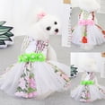 thumbnail image 1 of Visland Dog Dress Sweet Style Adorable Lace Pet Skirt Wedding Dress for Pomeranian, 1 of 8