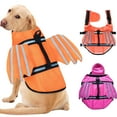 thumbnail image 1 of Visland Dog Life Jacket, Unique Wings Magic Sticker Mesh Reflective Design Waterproof Pet Flotation Life Vest Dog Lifesaver Preserver Swimsuit for Small Middle Large Dogs Swim Pool Beach Boating, 1 of 8