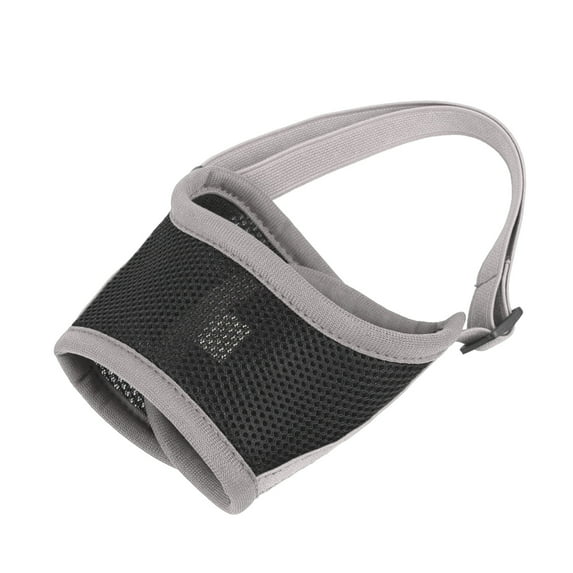 Visland Dog Mouth Cover Adjustable Breathable Mesh Dog Puppy Muzzle Pet Face Protector Pet Supplies