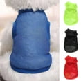 thumbnail image 1 of Visland Dog Shirt Plain Breathable Mesh Fabric Quick Drying Puppy T-Shirt for Summer, 1 of 8