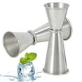 thumbnail image 1 of Visland Double Cocktail Jigger Japanese Style Stainless Steel Bar Measuring Jigger 1 & 2 oz, 1 of 7