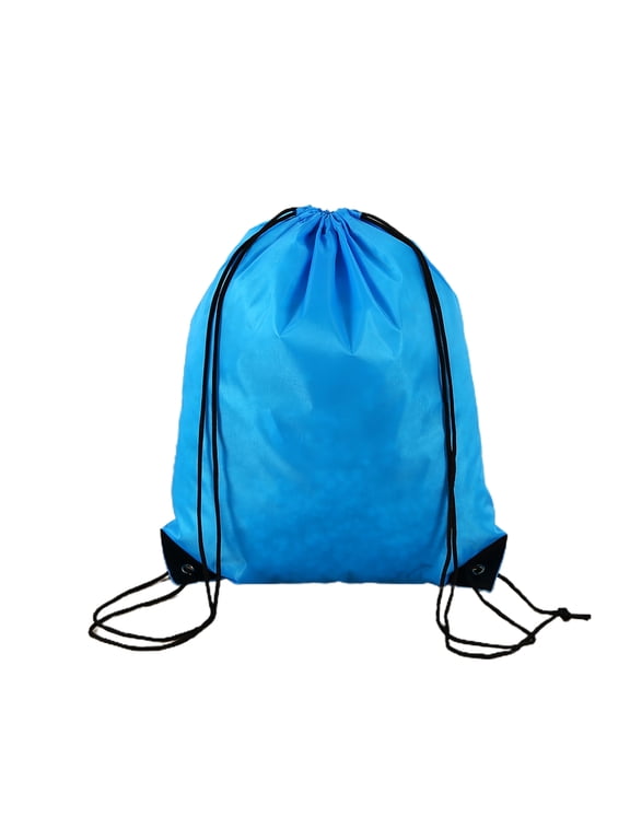 Drawstring Backpack, Water Resistant String Bag, Sports Sackpack Gym Sack for Men Women Travel Storage Use
