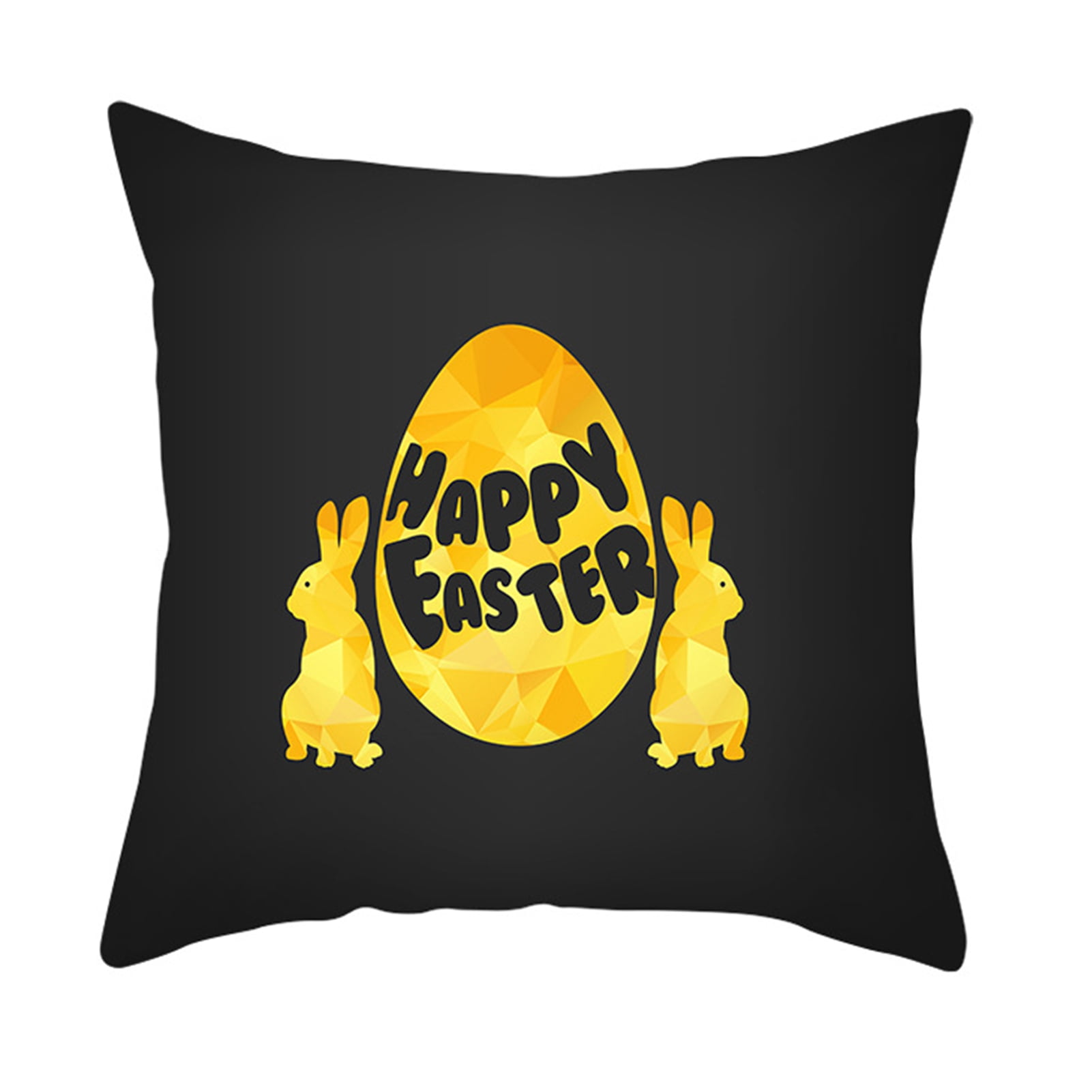 Visland Easter Pillow Covers, 18x18 inch Easter Decorations for Spring