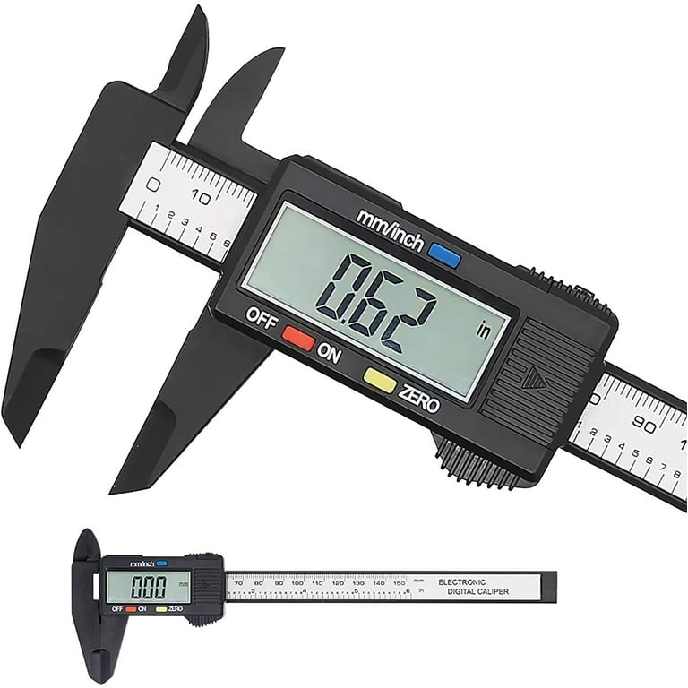 【2025年最新】海外限定の人気アイテム Caliper, Vernier Digital Plastic, Inch 0-6 Auto-Off, Metric, VernierCalipers