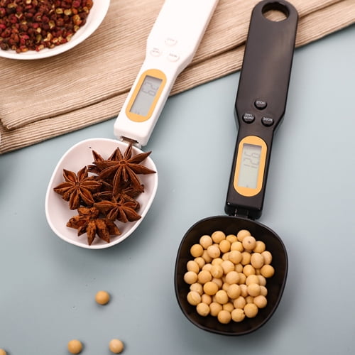 Visland Electronic Measuring Spoon 500/0.1g Accurate Food Scales Digital Weight Gram Measurement Spoon Scale Measuring Spoon with LCD Display, Scale Hanging Hole Convenient to Clean