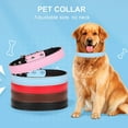 thumbnail image 1 of Visland Faux Leather Soft Dog Collars,Durable Adjustable Pet Collars for Small Medium Large Dogs Cats, 1 of 7