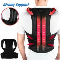 Visland For Men Women Adjustable Unisex Low Back Support Posture Corrector Lumbar Support Brace Belt Strap Corset
