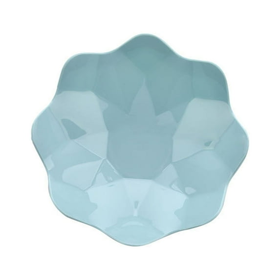 Visland Fruit Bowl Stackable Multifunctional Plastic Reusable Salad Snack Dish Plate for Kitchen