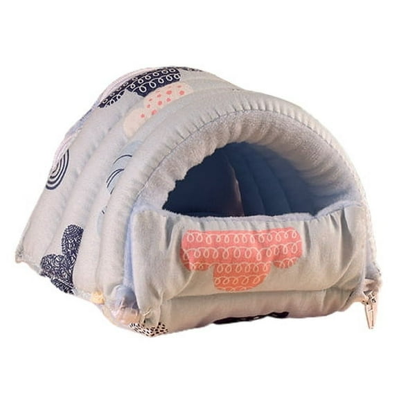 Visland Guinea Pig Bed Cave Cozy Hamster House Large Hideout Hedgehog Bearded Dragon Winter Nest Hamster Cage Accessories