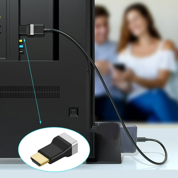 Visland Male to Female Swivel Adapter Extension Gold Plated Converter for Chrome Cast Streaming Stick