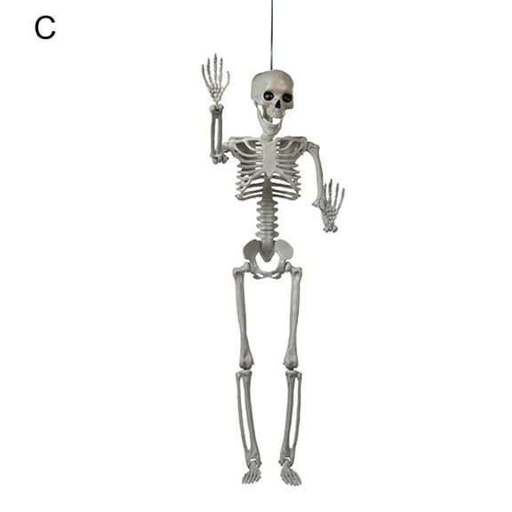 Visland Halloween 15.7 inch Human Skeleton Oversized Poseable Full Life Size Decoration Party Prop