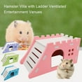 thumbnail image 1 of Visland Hamster House, Durable Stable PVC Slide Ladder Design Hideout Nest Hut Venues Cage Accessory Pet Play Toy for Small Animal Hedgehog Gerbils Mice Exercise, 1 of 7