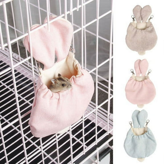 Visland Hamster Sleeping Bag Rat Hamster House Bed Canvas Strong Load-bearing Small Pet Nest Hideout Pouch Small Animal Sleep Bed