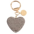 thumbnail image 1 of Visland Key Chain Shiny Full Rhinestone Sparkling Multi-purpose Reusable Gift Accessories Metal Heart Shaped Car Keychain Handbag Pendant Keyring for Wallet, 1 of 2